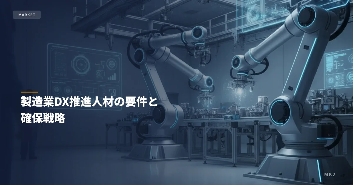 製造業DX推進人材の要件と確保戦略